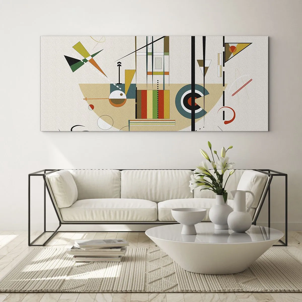Impression sur verre - Image sur verre - Et le monde s’amuse - 100x40 cm