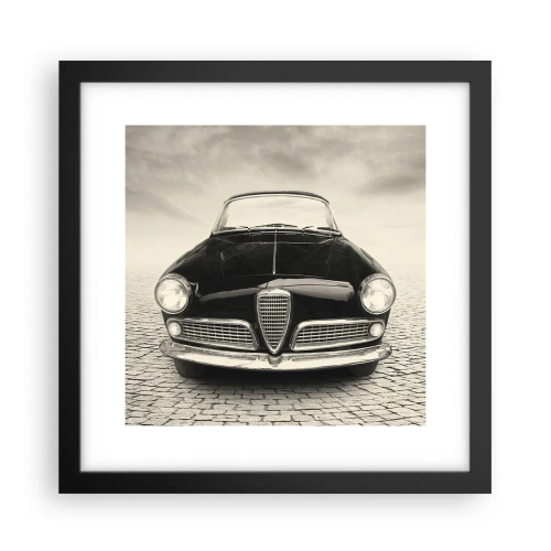 Affiche dans un cadre noir - Poster - Et alors! Tu ne m'aime pas? - 30x30 cm