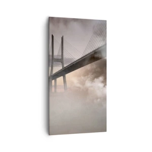 Impression sur toile - Image sur toile - Sur la rivière qui n'existe pas - 55x100 cm