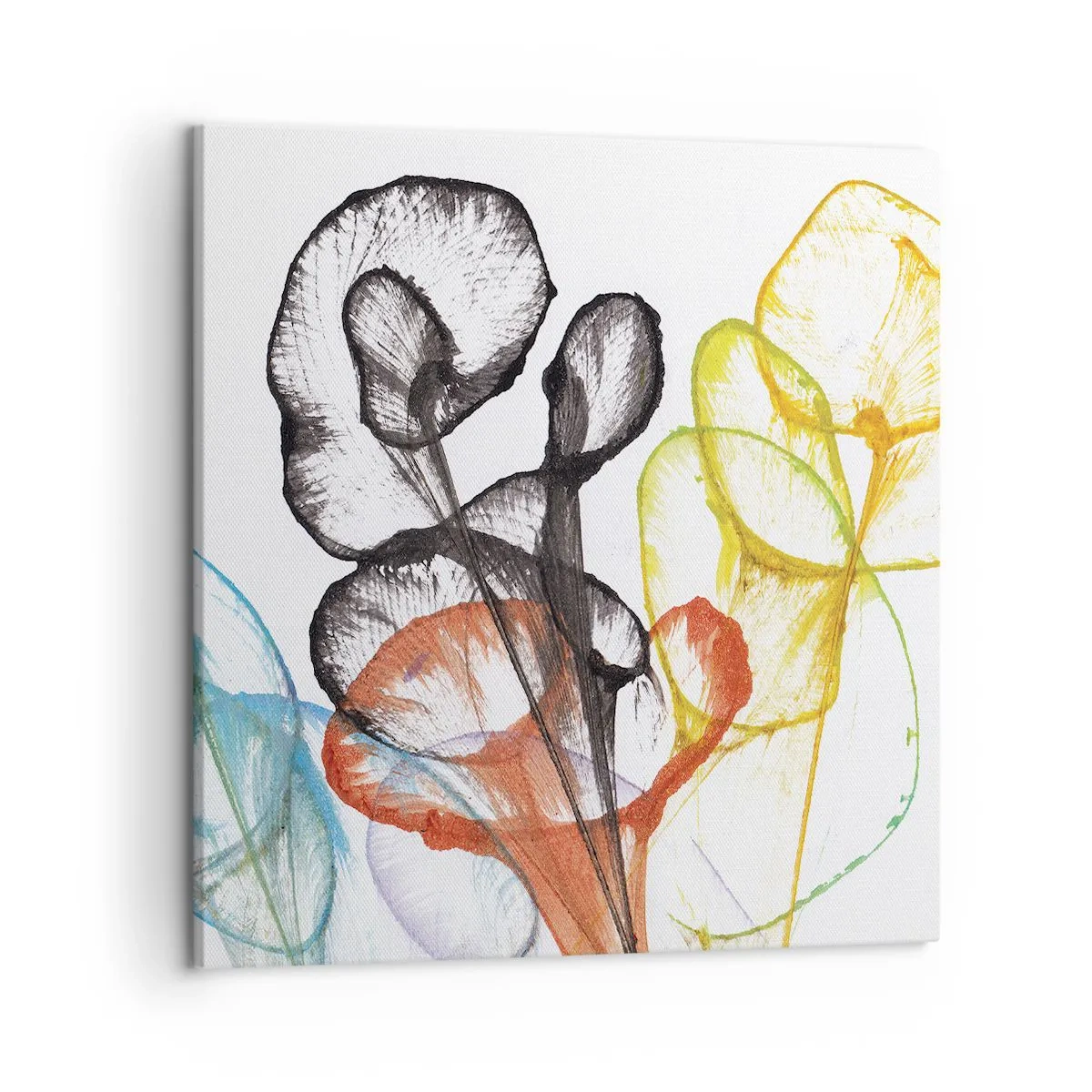 Impression sur toile - Image sur toile - Fleurs avec une âme - 50x50 cm