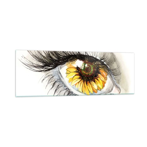 Impression sur verre - Image sur verre - Un look aussi chaud que l'été - 90x30 cm