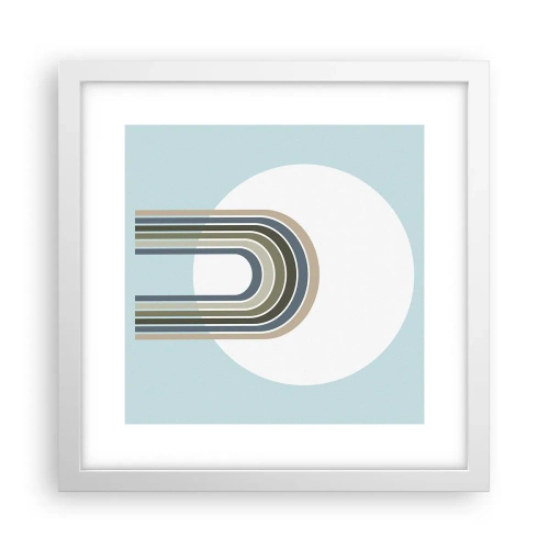 Affiche dans un cadre blanc - Poster - Attraction irrésistible - 30x30 cm