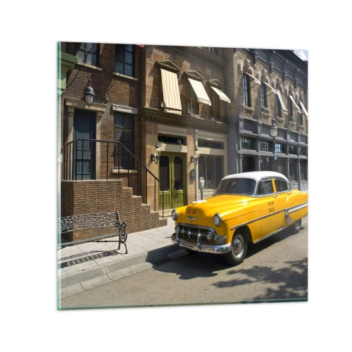 Impression sur verre - Image sur verre - Il y a longtemps en Amérique - 60x60 cm