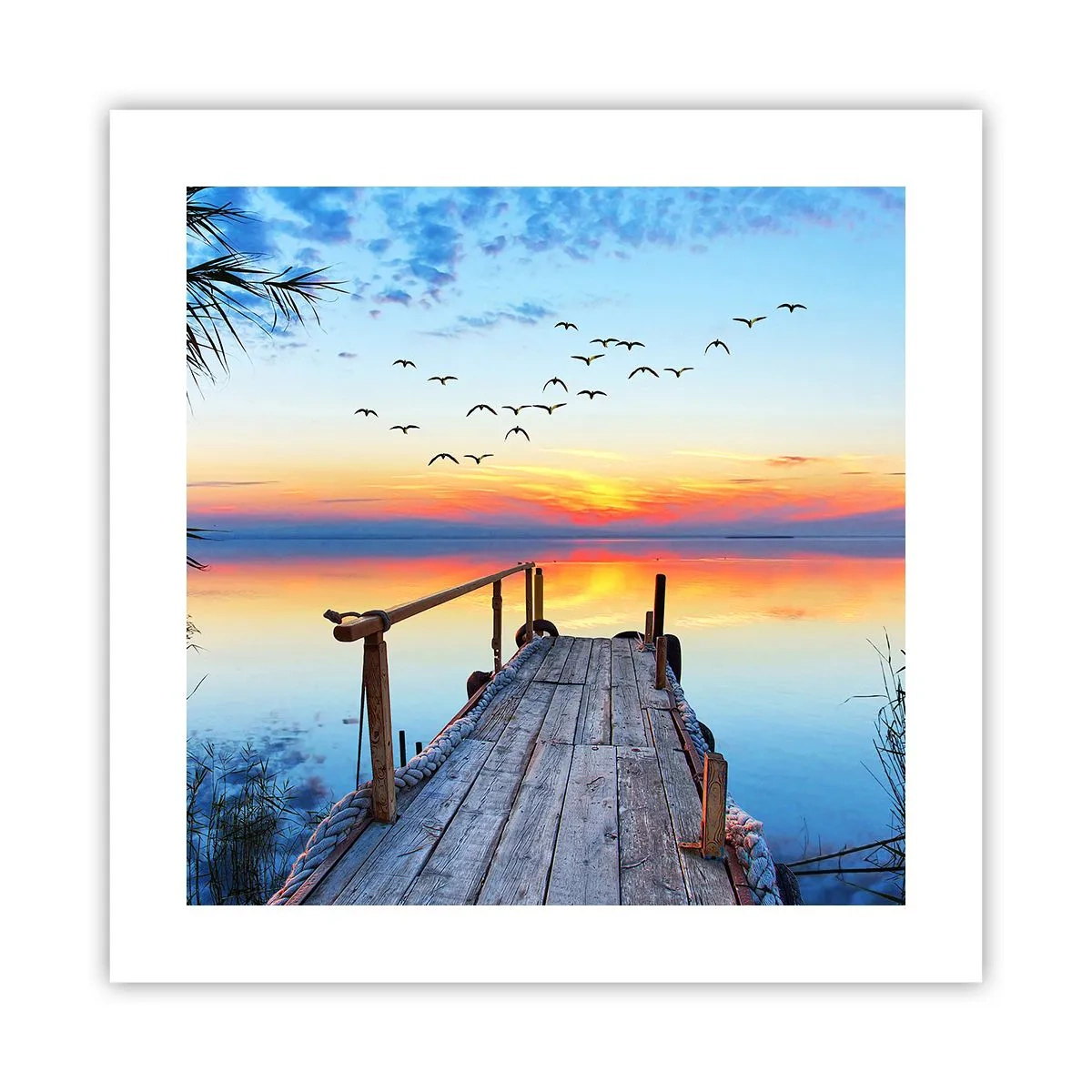 Affiche - Poster - Il est temps de rentrer... - 40x40 cm