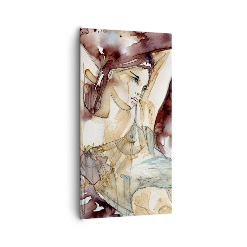 Impression sur toile - Image sur toile - D'humeur lilas - 65x120 cm