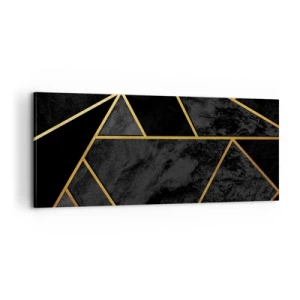 Impression sur toile - Image sur toile - Obscurité et éclat - 100x40 cm