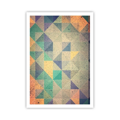 Affiche - Poster - République des triangles - 70x100 cm