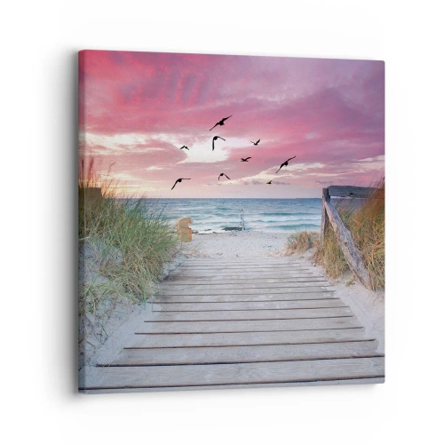 Impression sur toile - Image sur toile - Impression de la Baltique - 30x30 cm