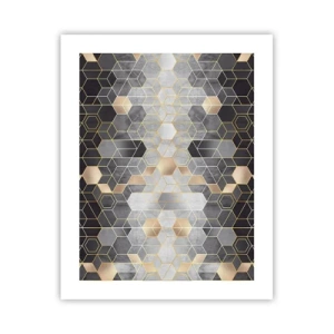 Affiche - Poster - Composition de diamants - 40x50 cm