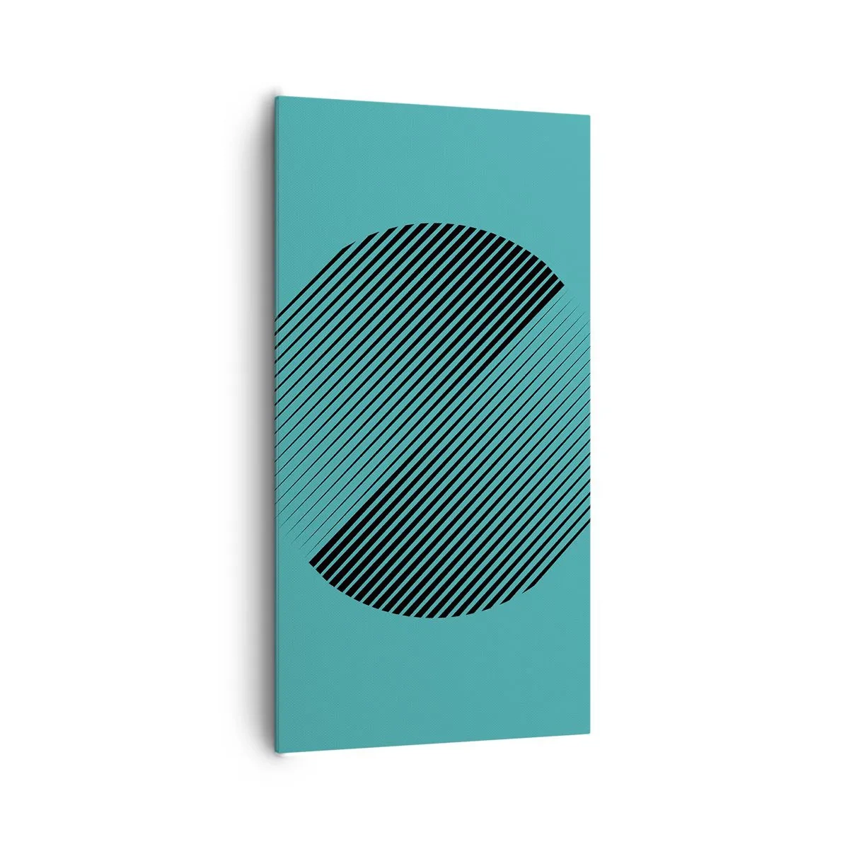 Impression sur toile - Image sur toile - Cercle – une variation géométrique - 65x120 cm