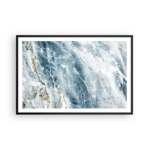 Affiche dans un cadre noir - Poster - Monde de glace - 91x61 cm