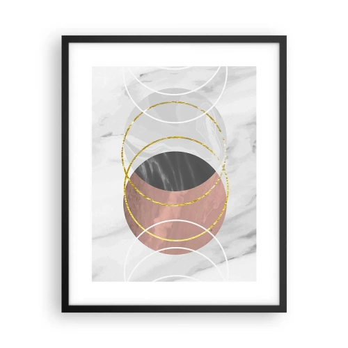 Affiche dans un cadre noir - Poster - Musique des sphères - 40x50 cm