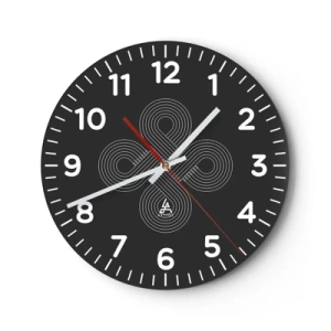 Horloge murale - Pendule murale - Dans l'âme celtique - 30x30 cm