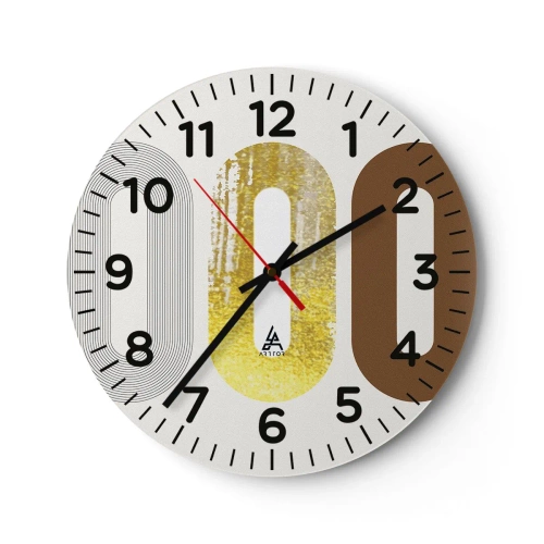 Horloge murale - Pendule murale - Ooo! - 40x40 cm