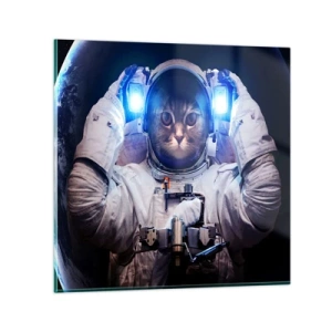 Impression sur verre - Image sur verre - Houston, vous avez un problème - 50x50 cm