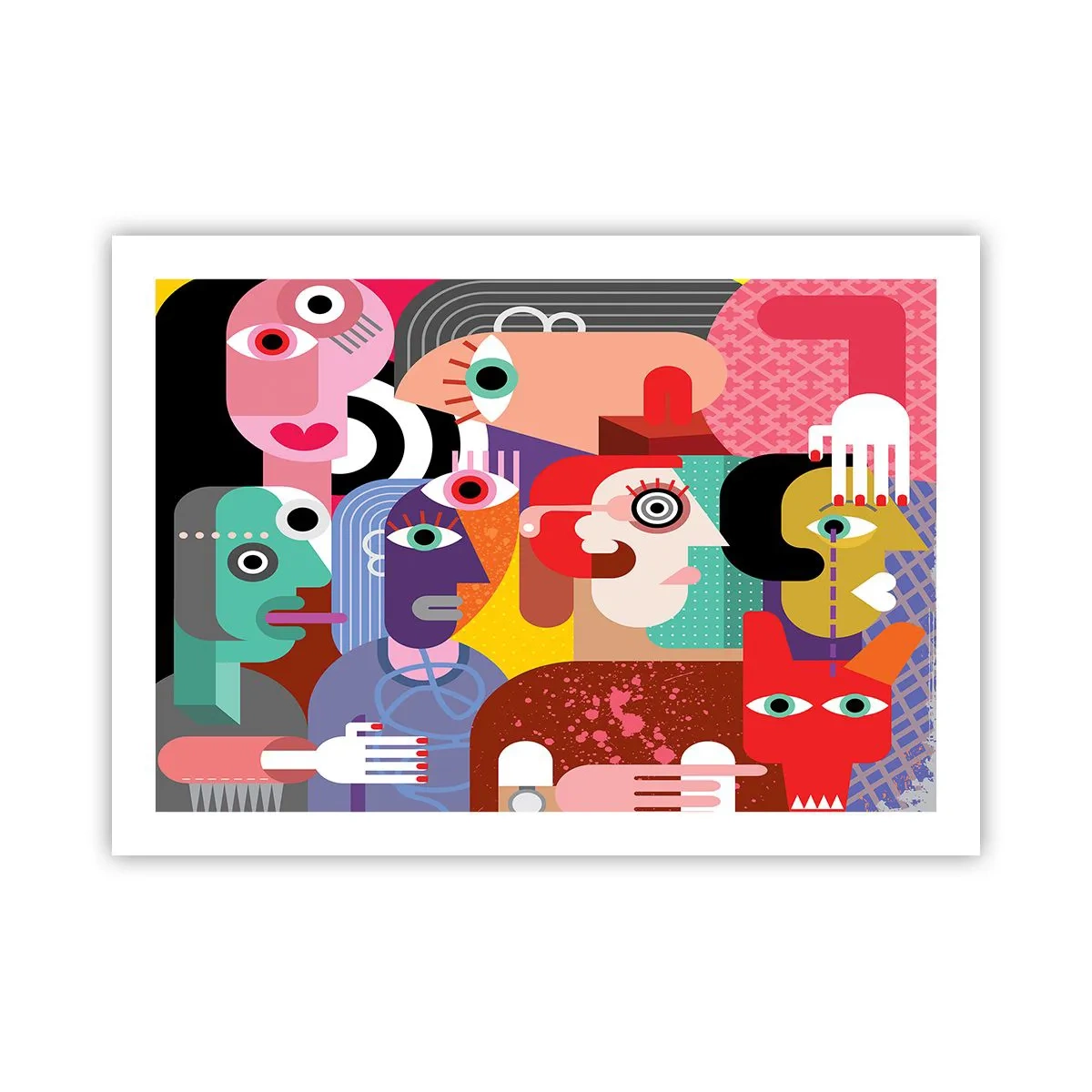 Affiche - Poster - Nous par M. Picasso - 70x50 cm