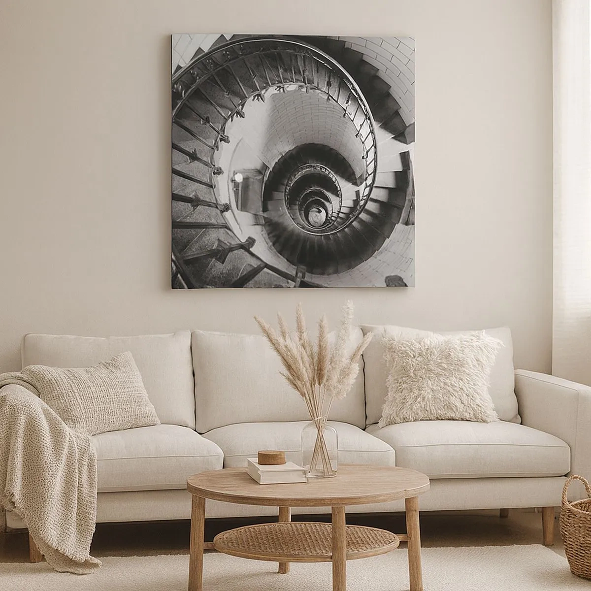 Impression sur toile - Image sur toile - De plus en plus haut - 30x30 cm