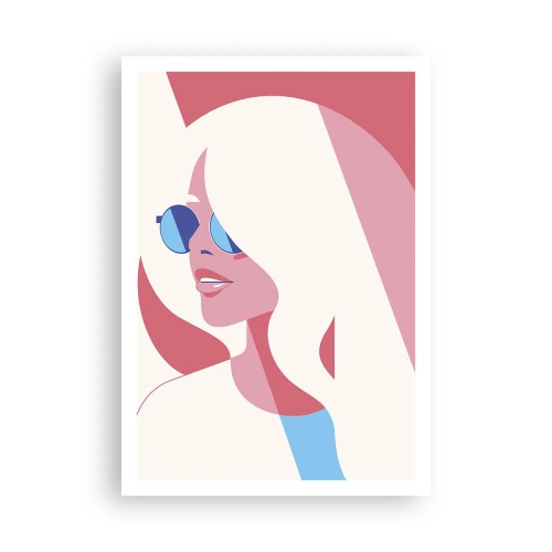 Affiche - Poster - C'était une blonde… - 70x100 cm