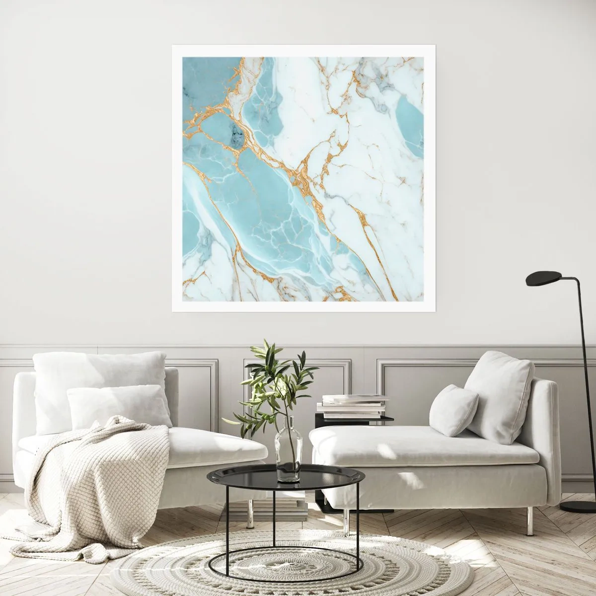 Affiche - Poster - Richesse en pierre - 60x60 cm