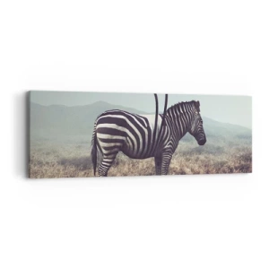 Impression sur toile - Image sur toile - Attention! Malfaçon - 90x30 cm