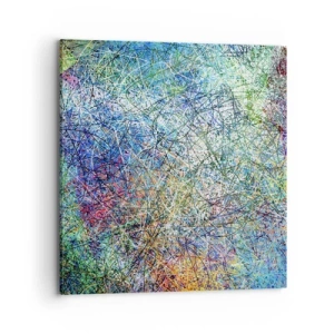 Impression sur toile - Image sur toile - Ce n'est pas si simple - 70x70 cm