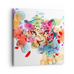 Impression sur toile - Image sur toile - La belle et la Bête - 30x30 cm