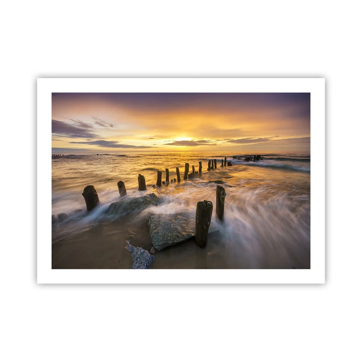 Affiche - Poster - La beauté brute de la mer Baltique - 70x50 cm