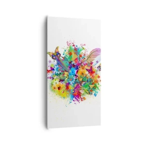 Impression sur toile - Image sur toile - Un bouquet de joie - 65x120 cm