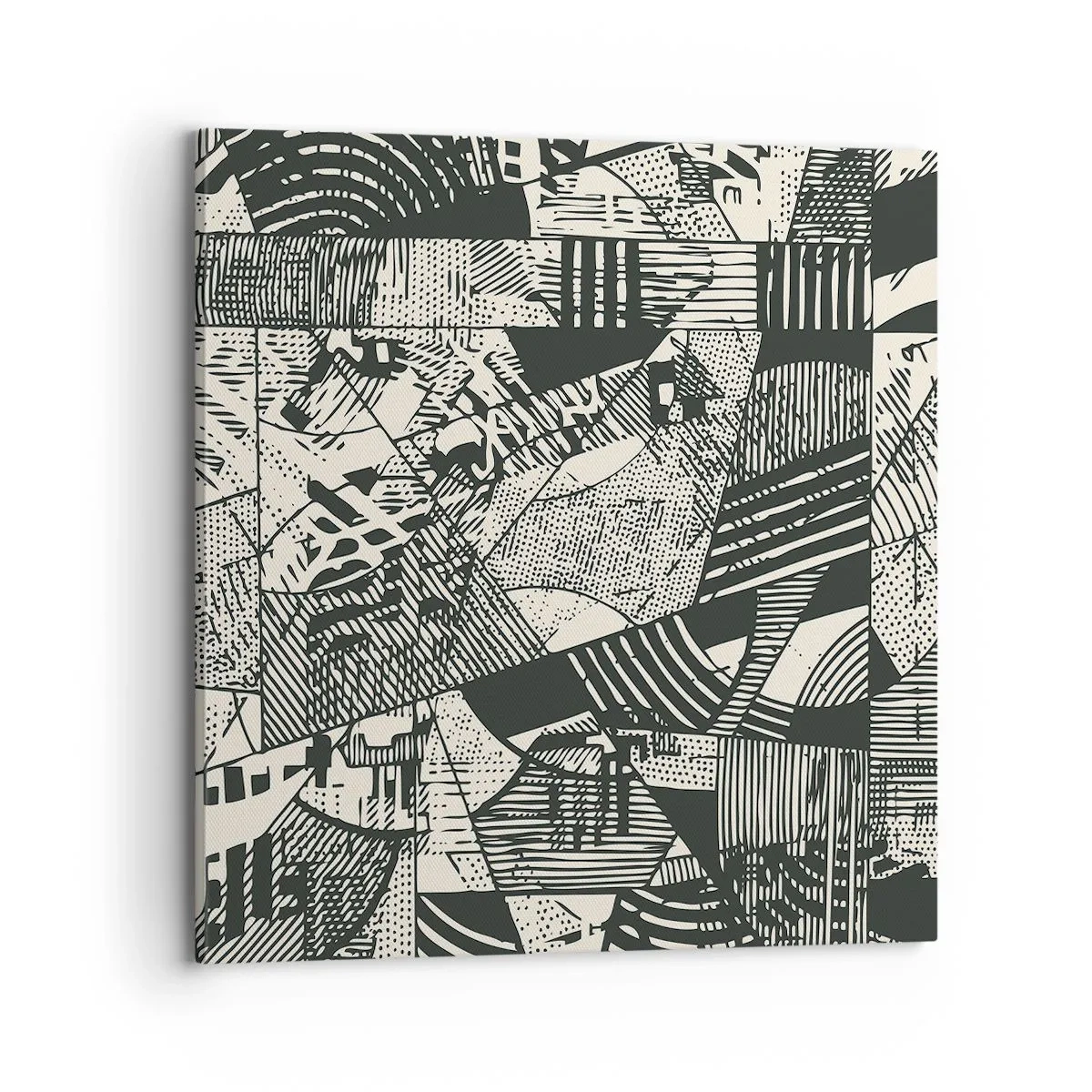 Impression sur toile - Image sur toile - Dynamique du modernisme - 70x70 cm