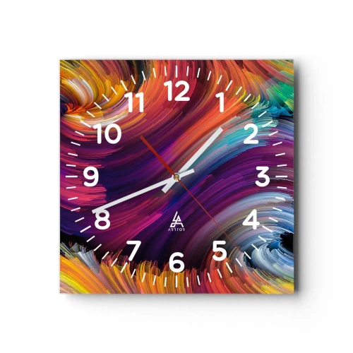 Horloge murale - Pendule murale - Le début d'un nouveau monde - 30x30 cm