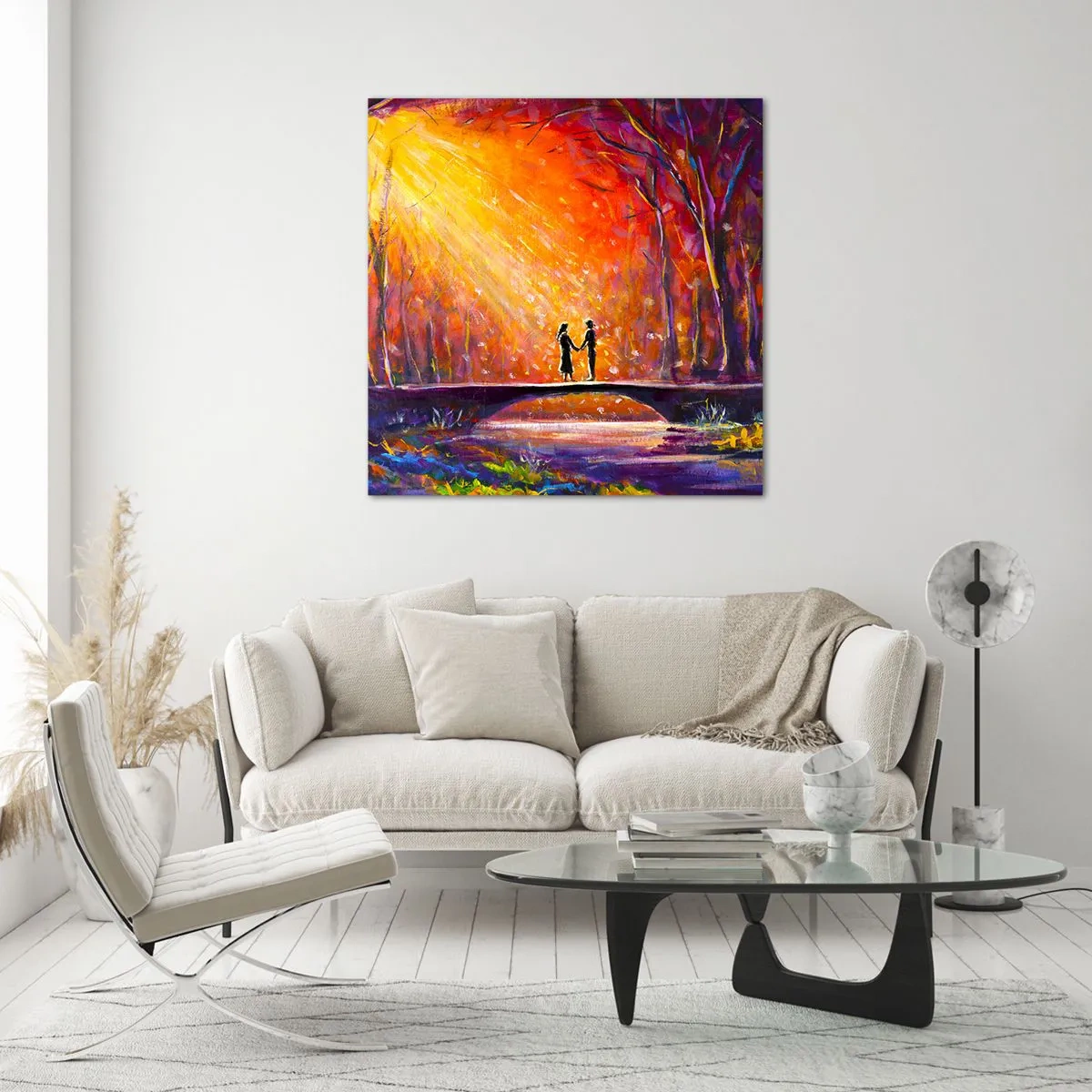 Impression sur verre - Image sur verre - Le ciel les aime aussi - 30x30 cm