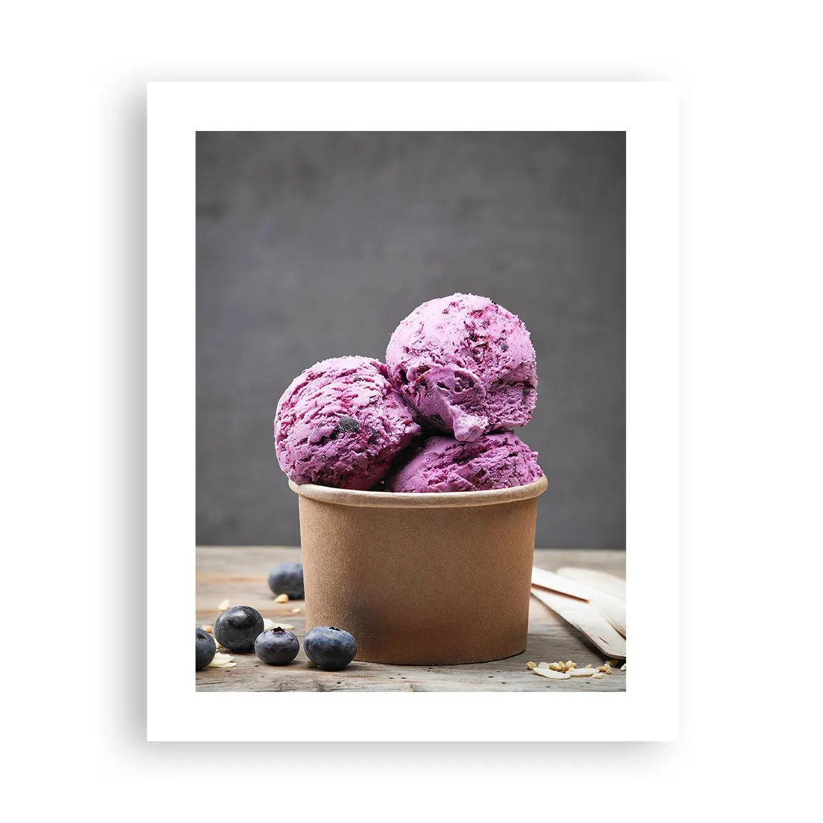 Affiche - Poster - Douceur et froideur - 40x50 cm