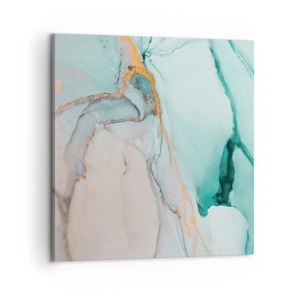 Impression sur toile - Image sur toile - Danse des formes et des couleurs - 60x60 cm