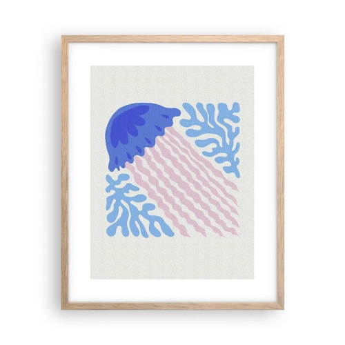 Affiche dans un chêne clair - Poster - Comme d'un autre monde - 40x50 cm