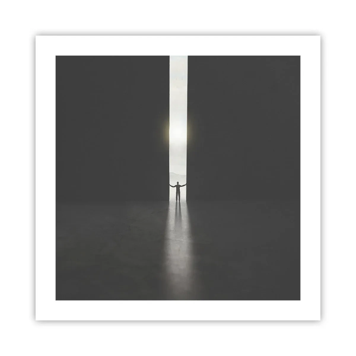 Affiche - Poster - Étape vers un avenir radieux - 50x50 cm