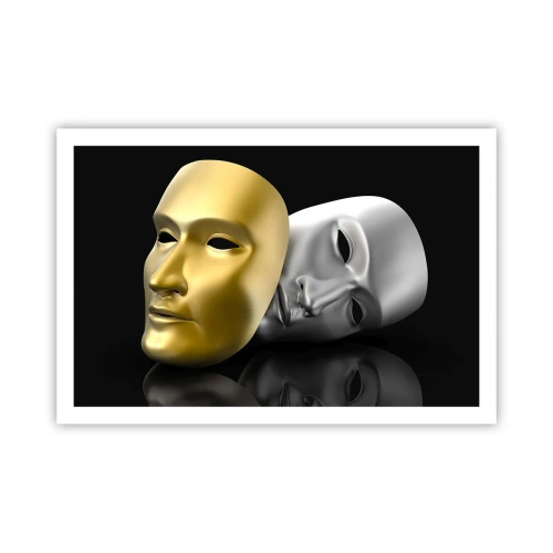 Affiche - Poster - La vie est un théâtre - 91x61 cm