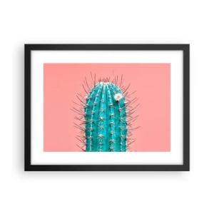 Affiche dans un cadre noir - Poster - Juste regarde - 40x30 cm