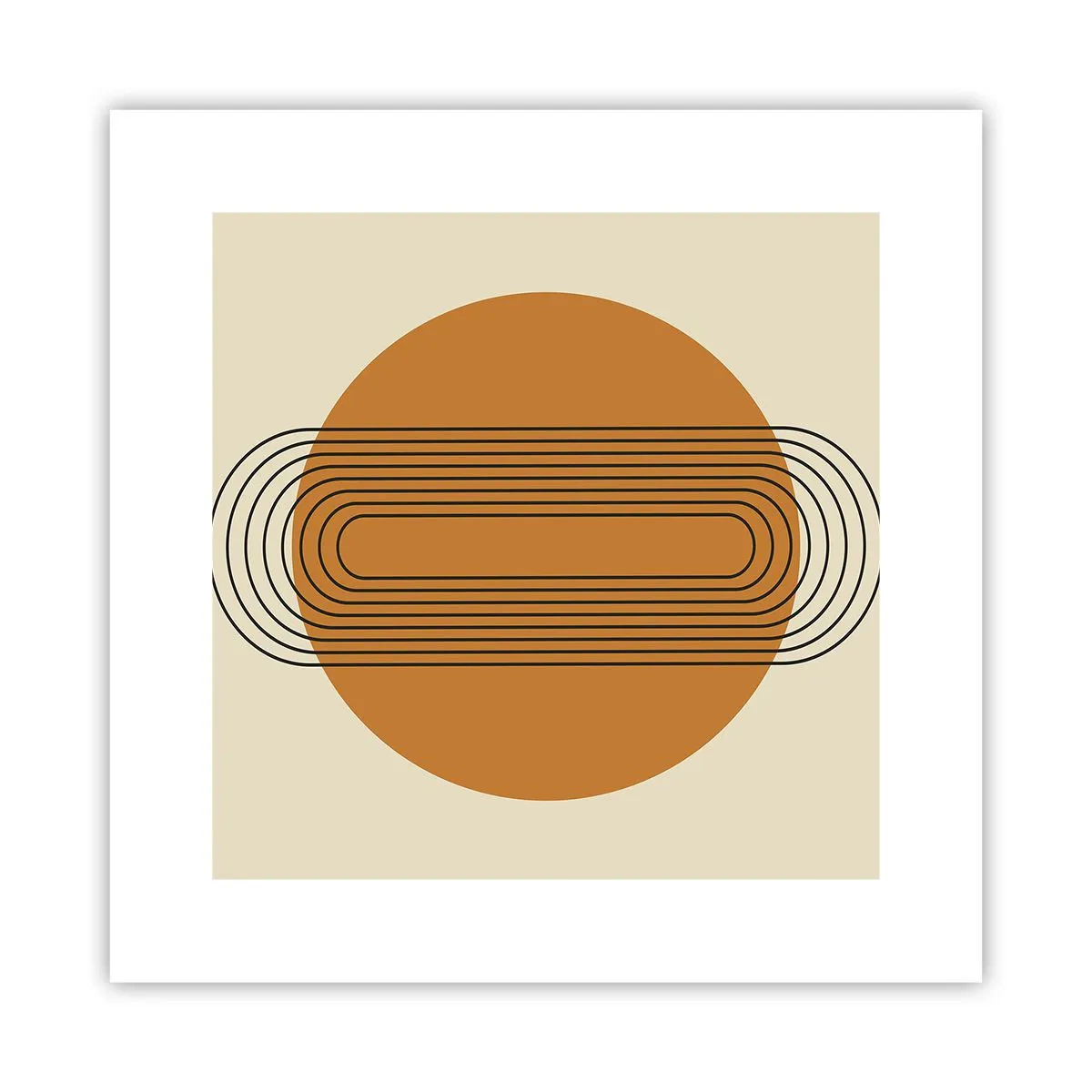 Affiche - Poster - Plan idéal - 30x30 cm