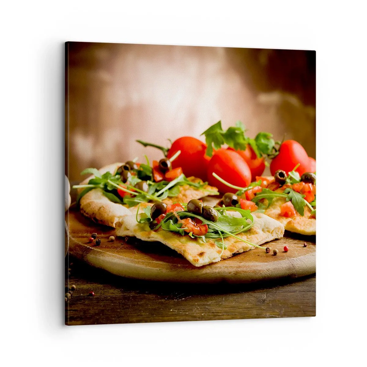 Impression sur toile - Image sur toile - Directement du four et du jardin - 50x50 cm