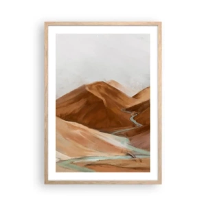 Affiche dans un chêne clair - Poster - A la source - 50x70 cm