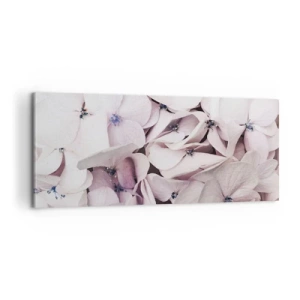 Impression sur toile - Image sur toile - Dans un flot de fleurs - 100x40 cm