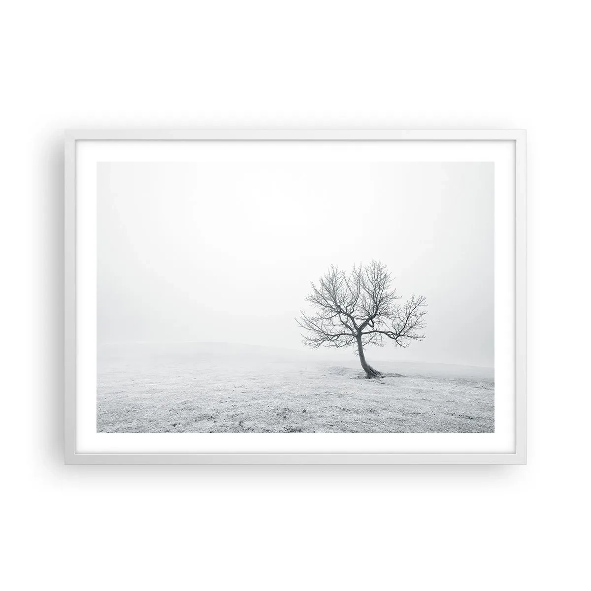 Affiche dans un cadre blanc - Poster - Contre le néant - 70x50 cm