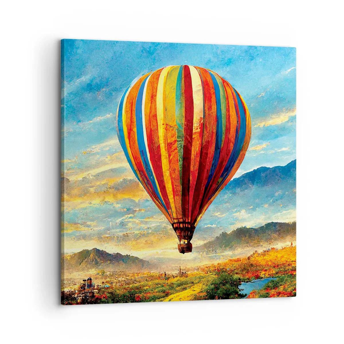 Impression sur toile - Image sur toile - Dans le silence on voit mieux - 60x60 cm