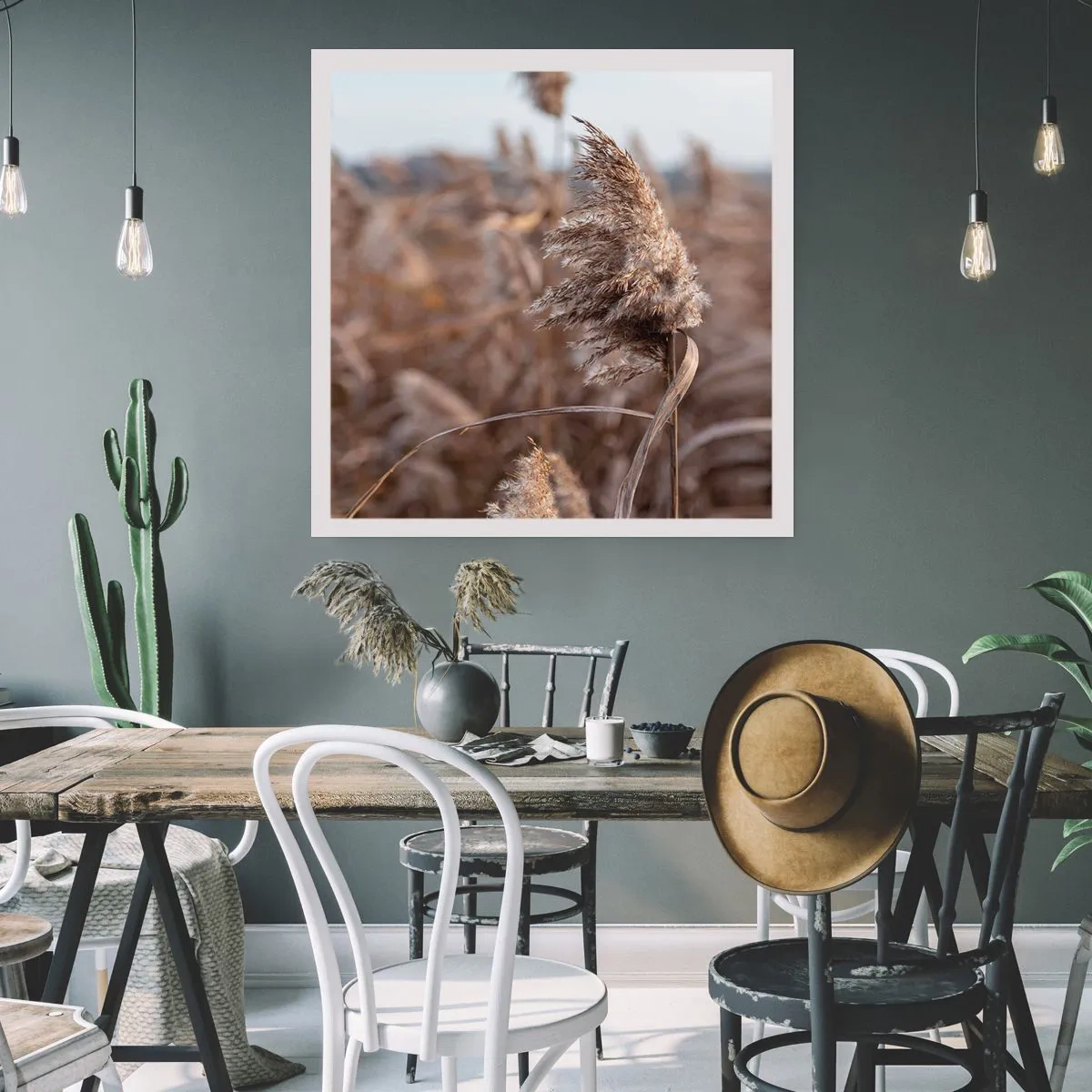 Affiche - Poster - Il est temps de s'envoler avec le vent - 60x60 cm