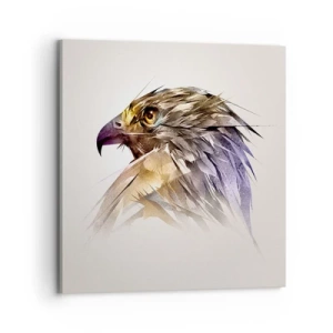 Impression sur toile - Image sur toile - Portrait d'un guerrier - 70x70 cm