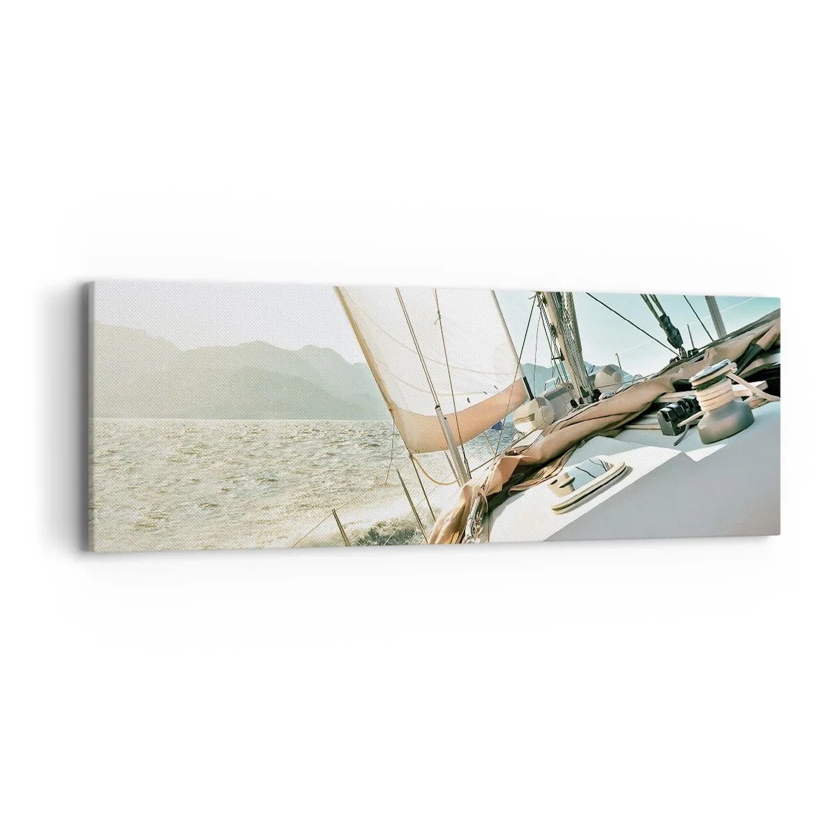 Impression sur toile - Image sur toile - Toutes voiles dehors - 90x30 cm