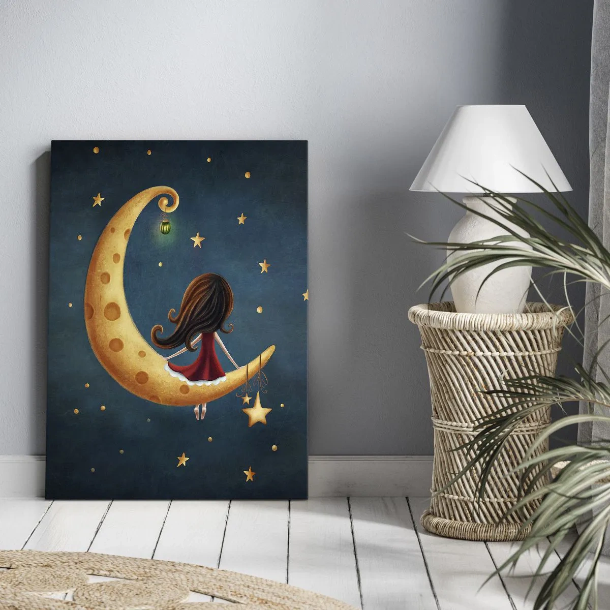 Impression sur toile - Image sur toile - Il était une fois... - 65x120 cm