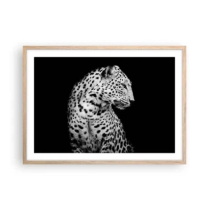 Affiche dans un chêne clair - Poster - Presque un profil parfait! - 70x50 cm