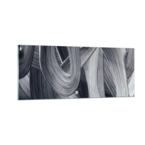 Impression sur verre - Image sur verre - La fluidité de la réalité - 100x40 cm