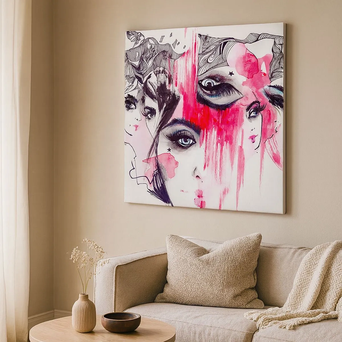 Impression sur toile - Image sur toile - , - 30x30 cm